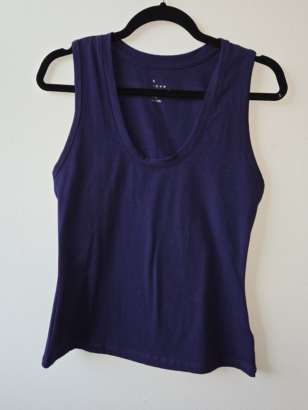 A New Day Women's Purple Scoop Neck Tank Top